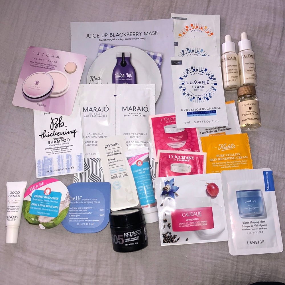 Cosmetic, Skin, and Hair Sample Bundle